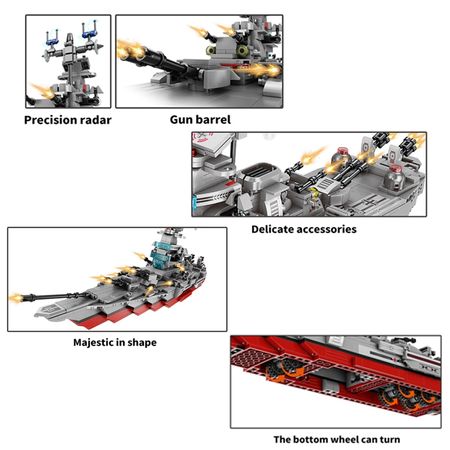 1136 PCS Children Deformation Robot & Warship Building Blocks Set Mini Figures Toys LegoINGlys Brick For Boys Educational Toys