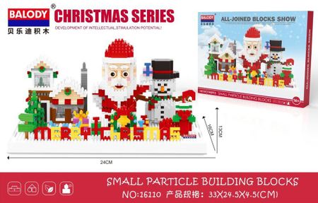 Christmas Figures Santa Claus reindeer Building Blocks Merry Christmas deer gift xmas present Bricks Toys For Children