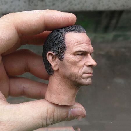 1/6 ScaleTommy Lee Jones Men In Black  male head sculpt carved model  fits  12 