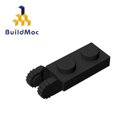 BuildMOC 44302 1x2 For Building Blocks Parts DIY LOGO Educational Tech Parts Toys