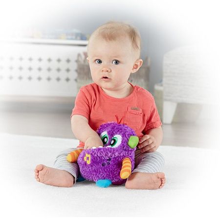 0-12 Month Original Fisher Price Music Jouet Bebe Baby Toys Giggles Growls Monster Plush Musica Juguetes Bebe Educational Toys