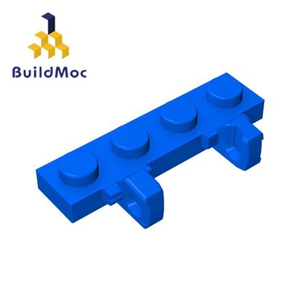 BuildMOC 44568 Hinge Plate 1 x 4 For Building Blocks Parts DIY LOGO Educational Tech Parts Toys