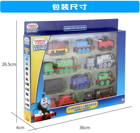 Original Thomas and Friends Trackmaster 10pcs Diecast Plastic&Alloy Train Set Toys for Children Kids Friendship Birthday Gifts