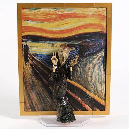 Anime Figma SP-086 The Scream The Table Museum PVC Action Figure Collectible Kids Toys Doll Gift