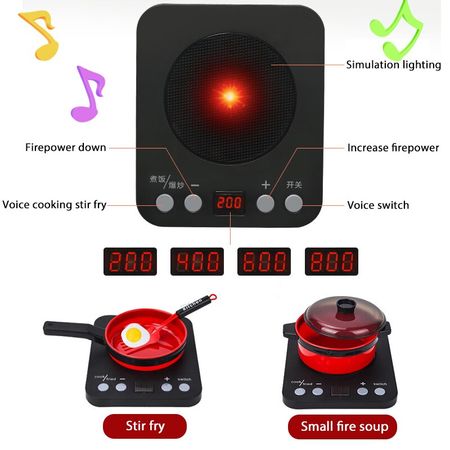 Household Appliances Pretend Play Kitchen Children's Toys Kettle Pressure Cooker Rice Cooker Induction Cooker Cookware Children'