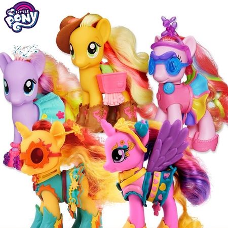 My Little Pony  Anime Figure Toy Neck Rotatable Baby Toy Doll Toys for Girls Toys for Children Action Figure Toy Birthday Gift