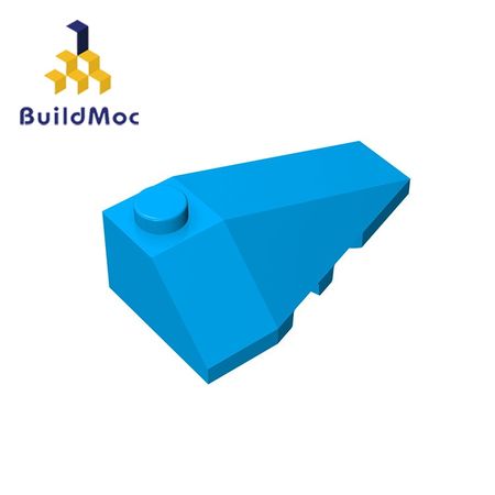 BuildMOC Compatible Assembles Particles 43711 4x2 For Building Blocks Parts DIY LOGO Educational Tech Parts Toys15.6