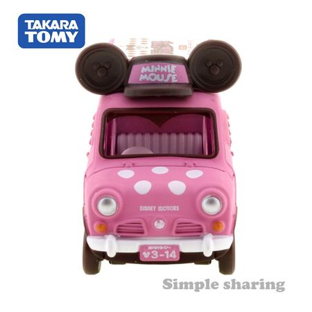 Takara Tomy Tomica Disney Motors Sorata Minnie Mouse White Day 2020 Transporter Model