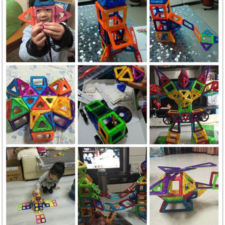 251PCS Magnetic Blocks Constructor Toys For Children Designer Big Magnet Building Game Educational Toy For Kids Boys Girls Gift