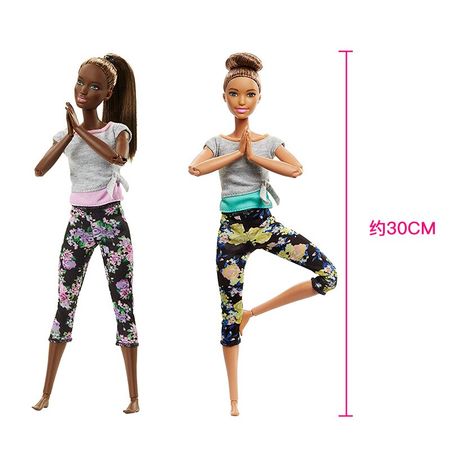 Original Barbie Doll Yoga Gymnastics Dancer Sport Multi-joint Movement Barbie Doll Dress Up Princess Girls Educational Toy Gift