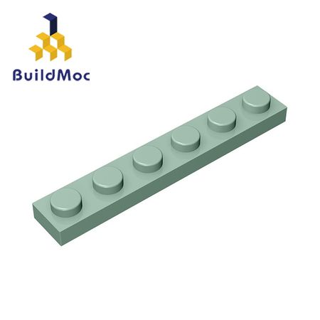 BuildMOC Compatible Assembles Particles 3666 1x6 For Building Blocks Parts DIY enlighten block bricks Educational Tech Toys