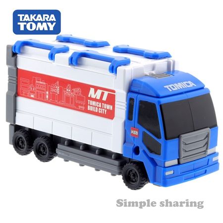 Takara Tomy Tomica Town Build City Multi Trailer Set Diecast Miniature Truck Model Funny Magic Baby Toys Hot Pop Kids Doll