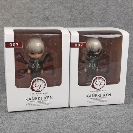 Tokyo Ghoul Action Figures Kaneki Ken Model Toy Q.ver Cartoon Figuras Anime 100mm PVC Toys Pvc Tokyo Ghoul Figure 2pcs/set