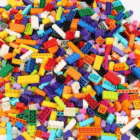 Creator 250/500/750/1000 Pieces City DIY Bulk Building Blocks Fit Lego Creative Bricks Educational Model Kid Toys Construction