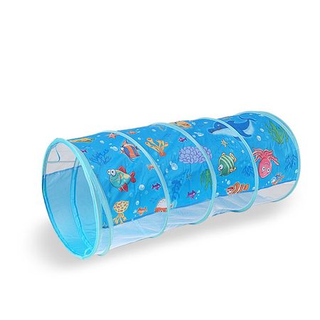 Toys Tunnel Tent Ocean Series Cartoon Game Ball Pits Portable Pool Foldable Children Outdoor Sports Educational Toy With Basket