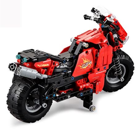 NEW 484PCS motorcycle motorbike Model Building Blocks Set motor Compatible Major Brands technic Series Toys Gift For children