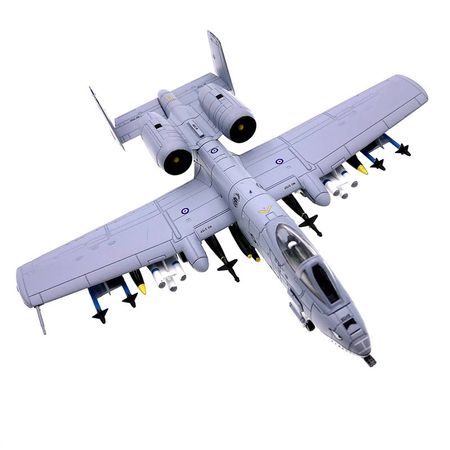 1:100 Scale Fairchild Republic A-10 Thunderbolt II Warthog Fighter Diecast Metal Plane Military Model Toys Kids Birthday Gift