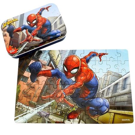 Malville Avenger Spider-man Car Disney Mosaic Children's Wooden Mosaic Children's Educational Toys Children's Gifts