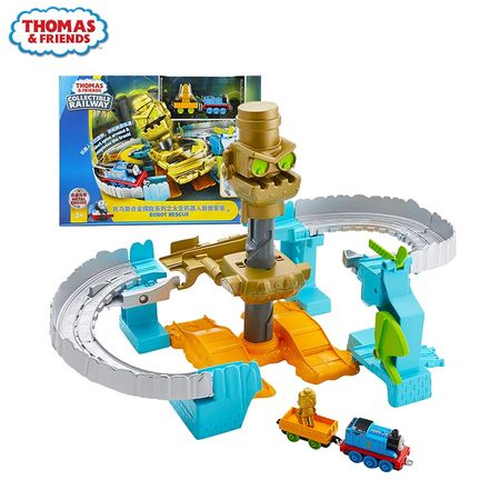 Original Thomas & Friends the Mini Train Alloy Manual Exploration Space Robot Railway Track Boy Gift Model Car Toys For Children