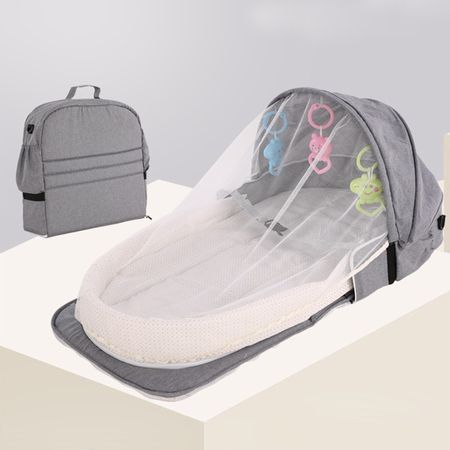 New Foldable Baby Nest Bed Baby Cribs For Newborns Breathable Travel Sun Protection Mosquito Net Multifunction Portable Baby Bed