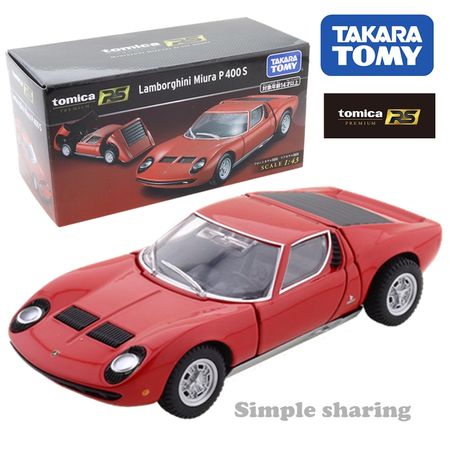 Takara Tomy Tomica Premium Rs Lamborghini Miura P 400 S 1/43 Car Hot Pop Kids Toys Motor Vehicle Diecast Metal Model