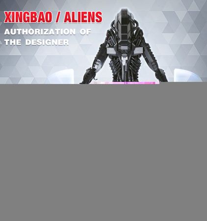 2020pcs XingBao 04001 Building Blocks Fit Lego Star Movie Wars Creative The Alien Robot DIY Set Bricks Toys Constructor