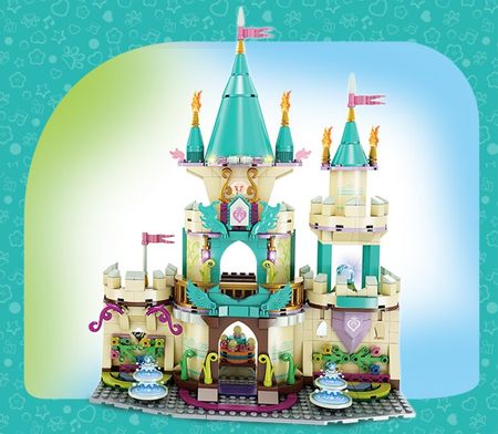 Constructor Fit Lego Girls Snow World Ice Castle Building Blocks Friends Carriage Princess Palace Bricks Toys Christmas Gifts