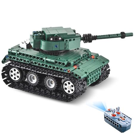 Cada Military Series Tiger 1 Tanks RC Building Blocks Compatible Technic WW2 World German Army Bricks Educational Toys For Boys