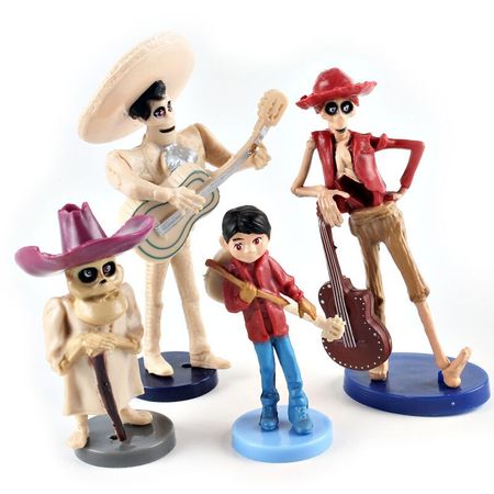 9pcs/set Movie COCO Miguel Riveras collect Action Figure Plastic Toy Figures Decoration Model Children Gifts