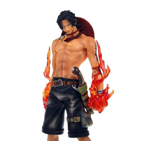 One Piece Portgas D Ace Battle Fire Action Figures Toys Japan Anime Collectible Figurines PVC Model Toy for Anime Lover Figurine