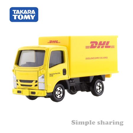 Takara Tomy Tomica  No.109 DHL Truck Car Hot Pop Kids Toys Motor Vehicle Diecast Metal Model