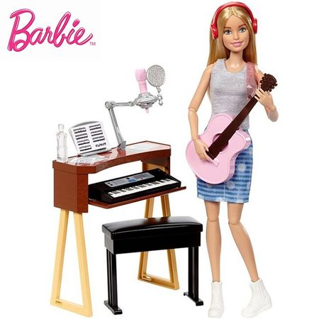 Barbie Original Gymnastics Yoga Model Sports Dolls All Joints Move 30cm Doll Moveable Wrist Fans Collection kids toys for girls