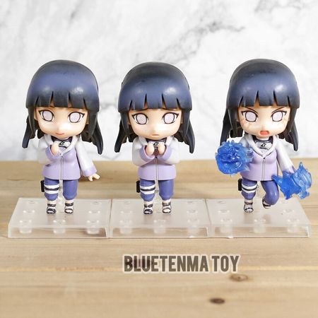 3 Pcs/set Naruto Hyuuga Hinata Figure Action  PVC Collectible Model Toy