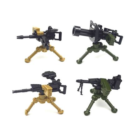 Military Swat Weapon Building Blocks Guns Pack City Police Soldier Builder Series WW2 Army Accessories MOC Brick Boys Gift Toys