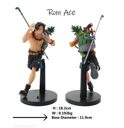One Peice Luffy Ace Sabot Action Figures Toys Japan Anime Collectible Figurines PVC Model Toy for Anime Lover 19cm Figurine