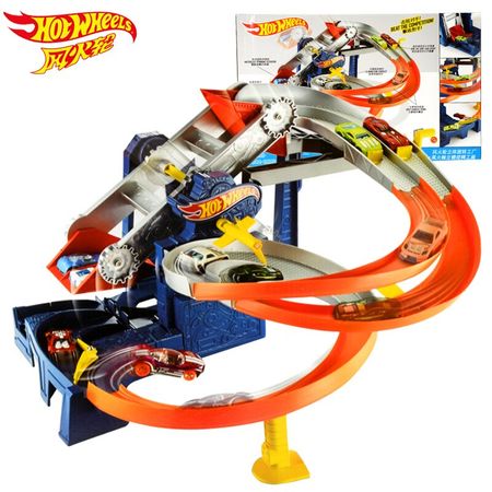 Original Hot Wheels Roundabout Race Car Track Carro Hotwheels Diecast Toy Car Voiture Boys Toys Hot Toys for Children Birthday
