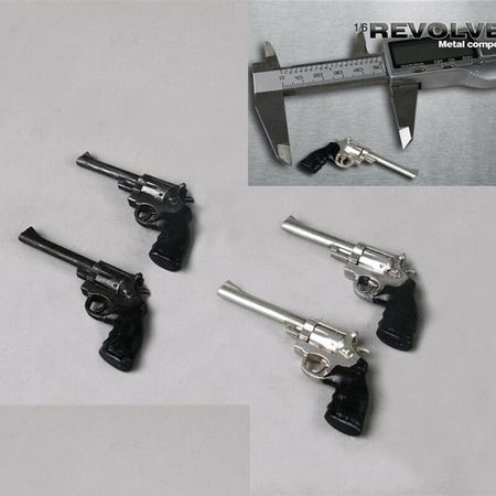 1/6 Scale VIKING FS013  Metal Revolver Gun Model Toy Gun with Black / Silver