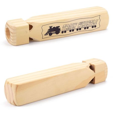 Kids Wooden Train Whistle Toy Baby Developmental Toy Parent-child Teaching Wood Musical Instrument Educational Toys Gift