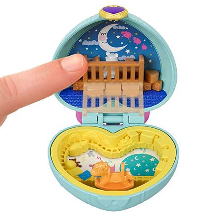 Original Polly Pocket World Mini Toys Box with Accessories Doll Houses Girls Reborn Toys Juguetes Girl Mini Doll Miniature House