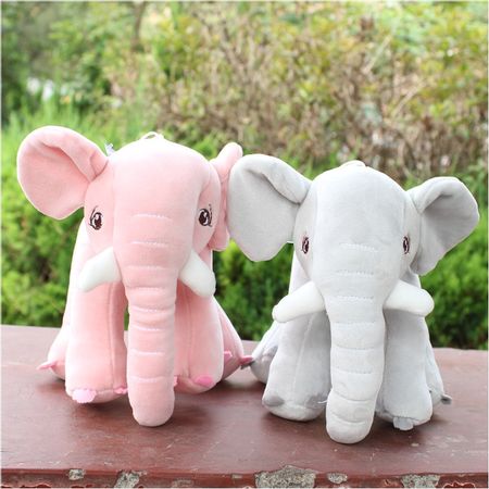 1pc 23cm Lovely Soft Plush Elephant Doll Toy Cute Stuffed Elephant Baby Accompany Doll Kids Birthday Xmas Gift