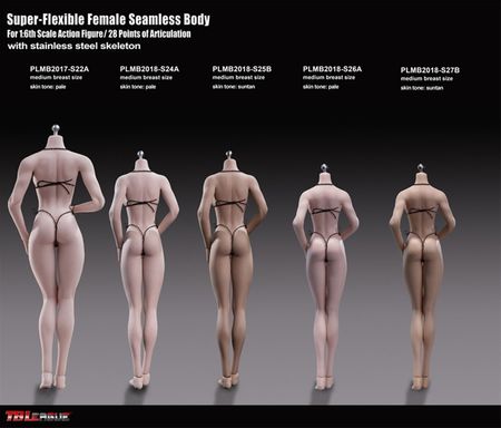 IN SOTCK S16A S17B S20A/S22A/S23B/S18A/S19B/S21B 1/6 Scale Female Super-Flexible Seamless Body  fIT 12'' Action Figure