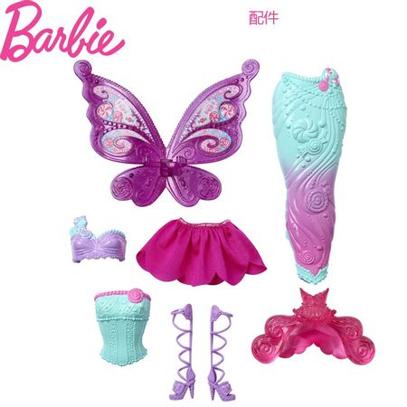 Original Barbie  Brand Mermaid Dress Up Doll Feature Mermaid  Doll The Girl A Birthday Present Girl Toys Gift Boneca  Juguetes