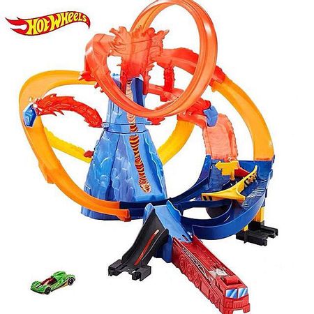 Hot Wheels 10 IN 1 Track toy Car Carros Brinquedos Voiture Hotwheels oyuncak araba Kids Car Toys For Children Birthday Gift