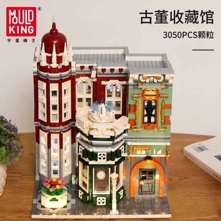 MOC Creator Expert Antique Collection Shop Bricks City Street Model Kit Building Blocks Kids Toys Compatible With 10185 Gifts