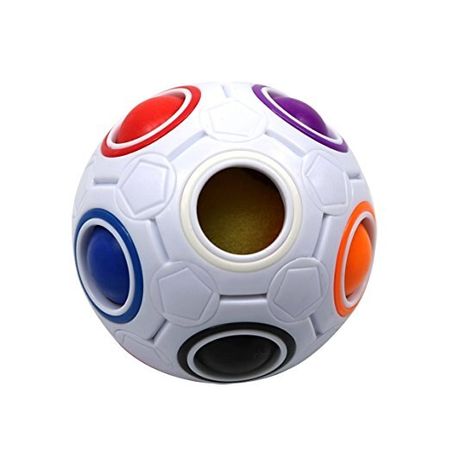 Spherical Cube Rainbow Football Magic Speed Toy 11 Color Puzzle Toys Cube Children's Educational Toys Anti Stress