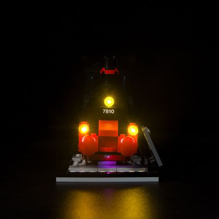 LED Light Kit Fit Lego 40370 Steam Engine 40 Years Trains Anniversary Building Blocks for Light Up Your Toys (only LED Light )