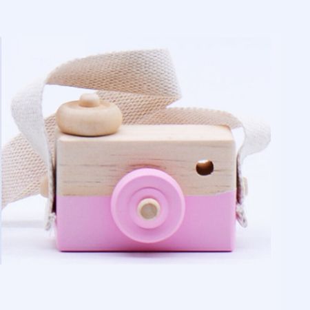 Tronzo 1Pcs Cute Mini Wooden Cameras Toy Safe Natural Educational Toy For Baby/Kids Christmas/Birthday Gift Dropship