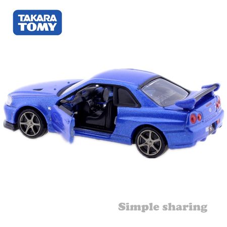 Takara Tomy Tomica Premium No.11 Nissan GTR V SPEC 2 Nur 1:62 Miniature Diecast Baby Toys Model Kit Hot Pop Kids Doll