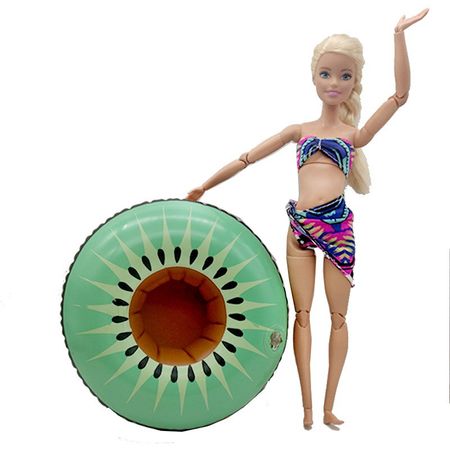 Swinsuit and Swim Ring Set for Barbie Doll Accessories Hot Toys for Girls Bikini Lifebuoy Doll Clothes Baby Toys for Children