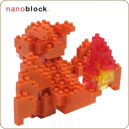 Nanoblock Pokemon Pikachu NBPM_008 Lizardon 200pcs Anime Cartoon Diamond mini micro Block Building Blocks Bricks Toys Games